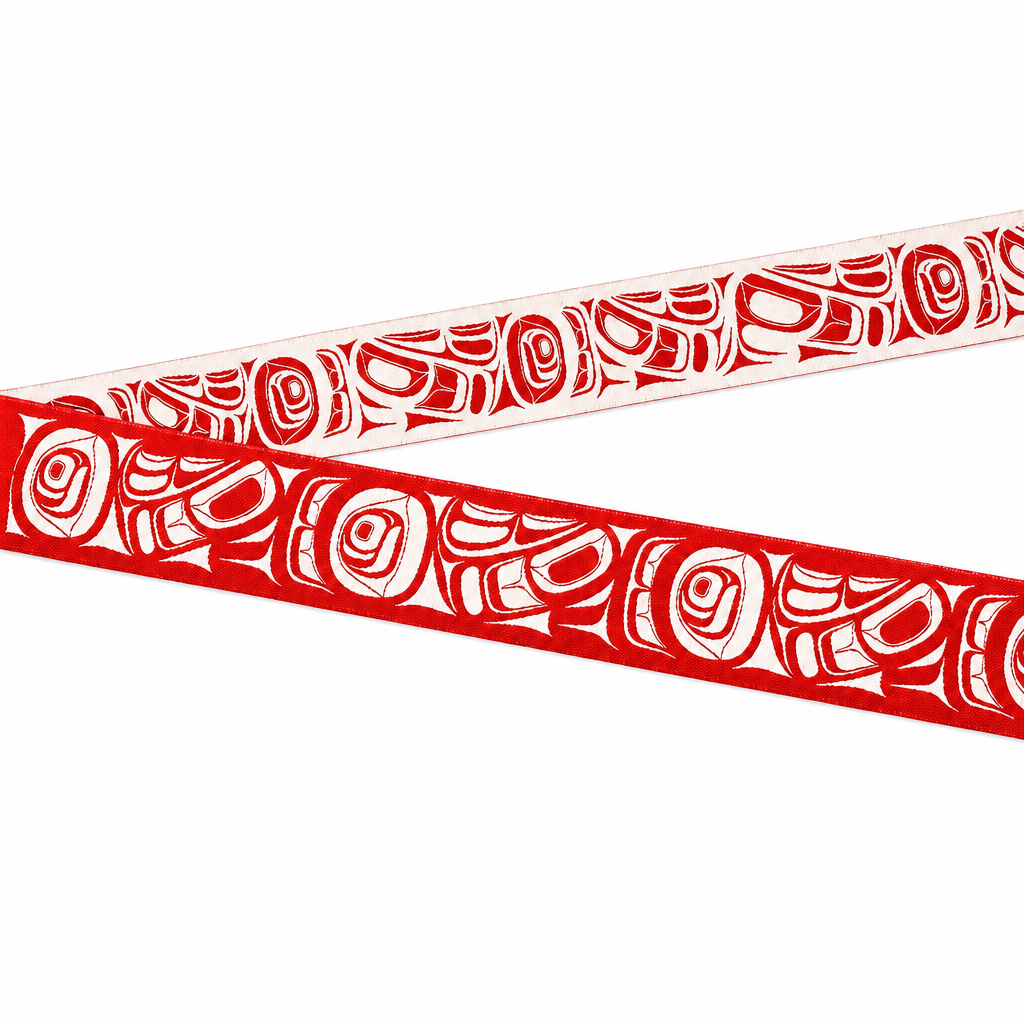 2" Tlingit Formline Trim - Red