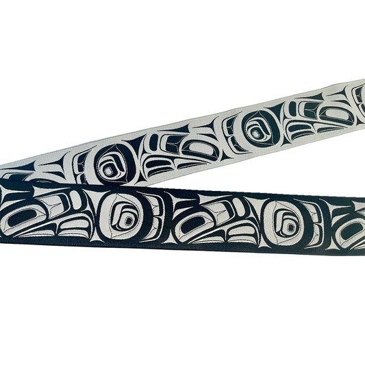 2" Tlingit Formline Trim - Black & Silver